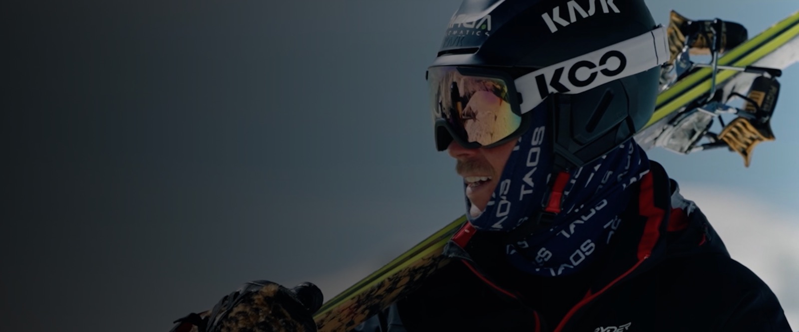 Surefoot athlete River Radamus skiing