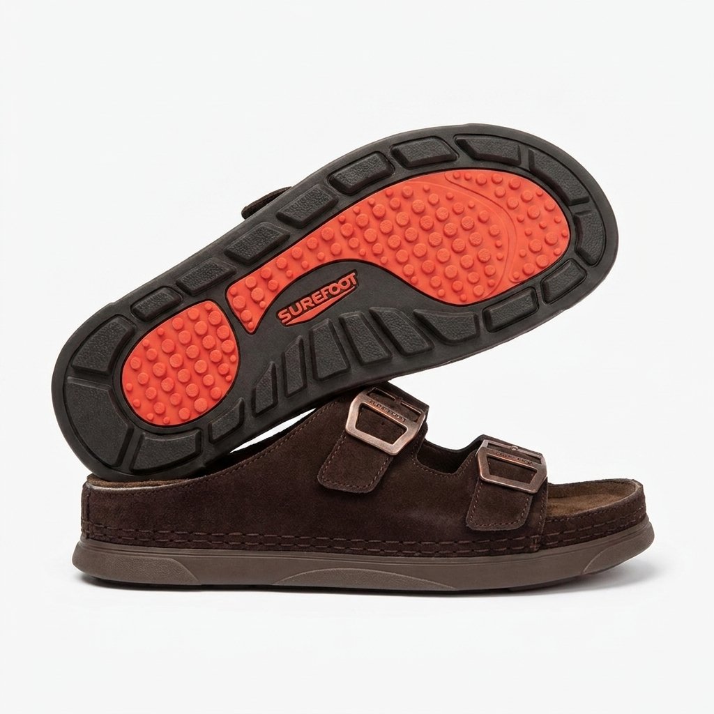 The Park Sandal - Brown | Surefoot