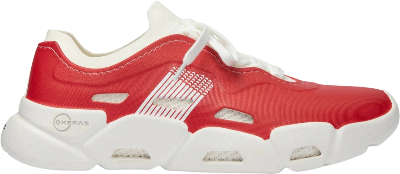 The Flex Sneaker in red